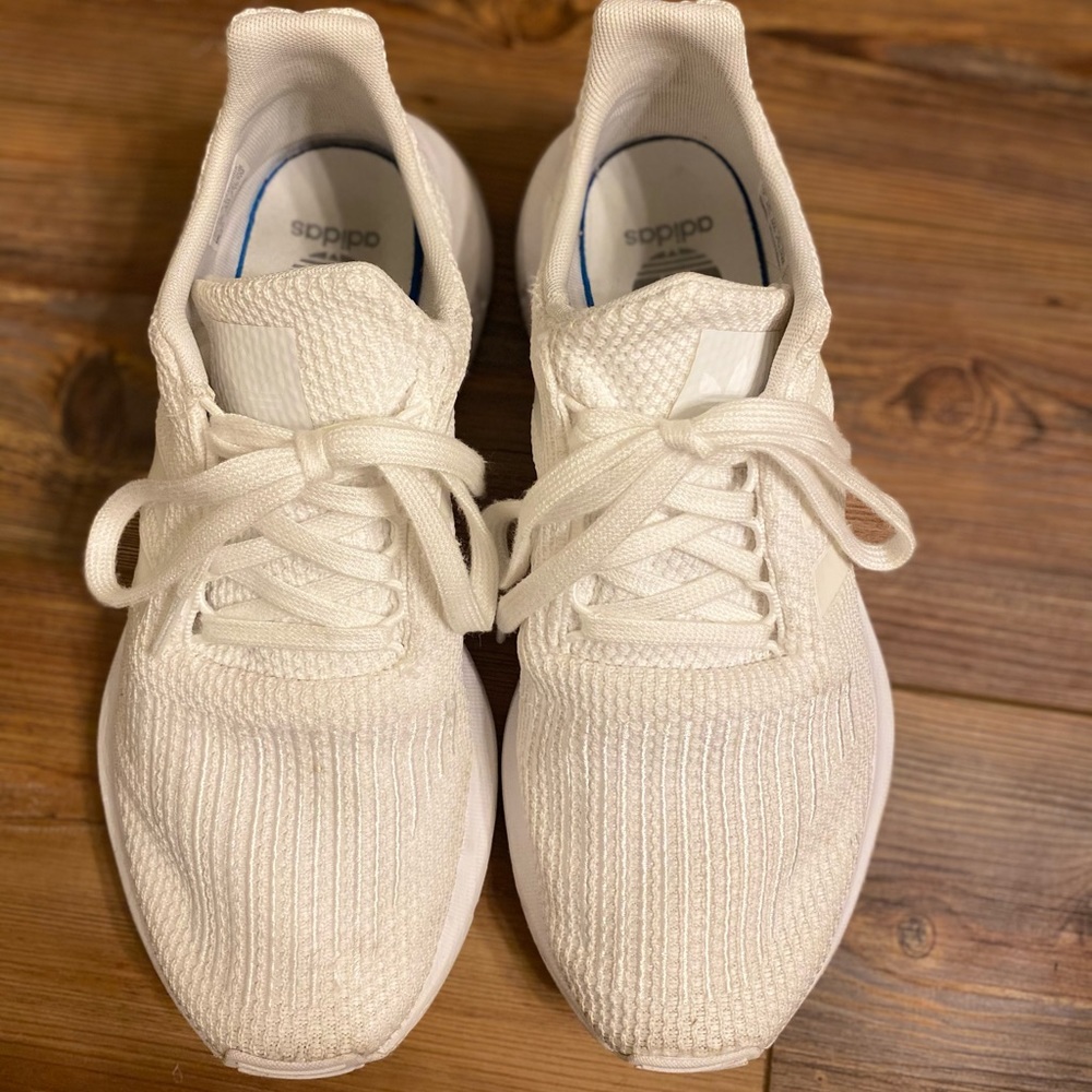 White adidas shoes!